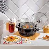Schäfer Fry Çıtır Kızartma Tenceresi 22 Cm-3 Parça-Siyah