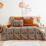 Schäfer Home Premium Comfort Çift Kişilik Nevresim Takımı 6 Parça-Kiremit
