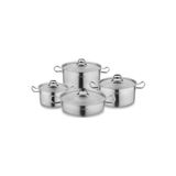 Schäfer Schafer Flat 8 Parça Çelik Tencere Seti 1S2002-13002-XXX01