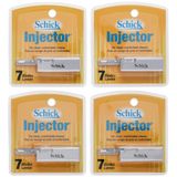 Schick Enjektör Bıçakları, 7 Adet Kutu (4'lü )
