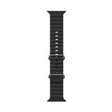 ScHitec 42-49mm Yeni Nesil Apple Uyumlu Akıllı Saat Kordonu Silikon Siyah