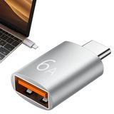 SChitec 6A UsbA to Type-C Dönüştürücü Adaptör | Hızlı Şarj & Veri Aktarım Adaptörü J624 Gümüş