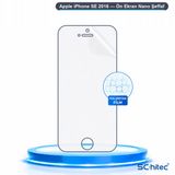 SChitec Apple iPhone SE 2016 Uyumlu Ön Yüzey Nano Şeffaf Hidrojel Ekran Koruyucu