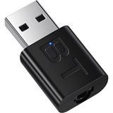 Schitec BT-660 2 In 1 Bluetooth 5.0 Ses Alıcı Verici Kablosuz Dönüştürücü - Siyah