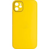 Schitec Deluxe İphone 12 Mat Sarı Kılıf