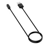 SChitec Huawei Honor Band 6 Uyumlu Manyetik Usb Şarj Kablosu 1 Metre Siyah