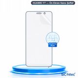 SChitec HUAWEI Y7 Uyumlu Ön Yüzey Nano Şeffaf Hidrojel Ekran Koruyucu