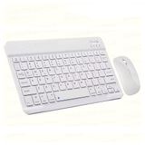 ScHitec Kablosuz Klavye ve Mouse Set Type-C Şarjlı Bluetooth 2.4G Bağlantılı Beyaz