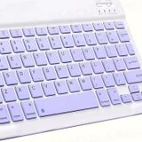 Schitec Kablosuz Klavye Ve Mouse Set Type-C Şarjlı Bluetooth 2.4G Bağlantlılı Mor