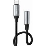 Schitec Lightning To 3.5mm Aux Dönüştürücü 10CM Siyah Hg/axt-01 - Gri - Metal