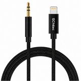 Schitec Lightning To 3.5Mm Aux Dönüştürücü Kablo 1Metre Siyah Hg/Axl-11
