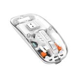 Schitec M377 Ultra Sessiz Bluetooth Kablosuz Type-C Oyuncu Optik Mouse beyaz