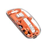Schitec M377 Ultra Sessiz Bluetooth Kablosuz Type-C Oyuncu Optik Mouse turuncu