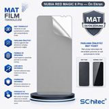 SChitec NUBIA RED MAGIC 6 Pro Uyumlu Ön Yüzey Mat Hidrojel Ekran Koruyucu