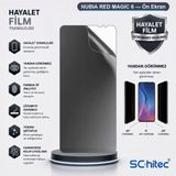 SChitec NUBIA RED MAGIC 6 Uyumlu Ön Yüzey Hayalet Privacy Hidrojel Ekran Koruyucu