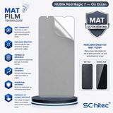 SChitec NUBIA Red Magic 7 Uyumlu Ön Yüzey Mat Hidrojel Ekran Koruyucu