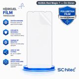 SChitec NUBIA Red Magic 7 Uyumlu Ön Yüzey Nano Şeffaf Hidrojel Ekran Koruyucu
