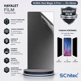 SChitec NUBIA Red Magic 9 Pro+ Uyumlu Ön Yüzey Hayalet Privacy Hidrojel Ekran Koruyucu