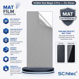 SChitec NUBIA Red Magic 9 Pro Uyumlu Ön Yüzey Mat Hidrojel Ekran Koruyucu