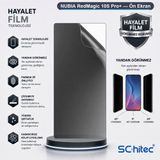 SChitec NUBIA RedMagic 10S Pro+ Uyumlu Ön Yüzey Hayalet Privacy Hidrojel Ekran Koruyucu