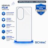 SChitec OPPO Reno10 Global Uyumlu Arka Yüzey Hidrojel Koruyucu Film