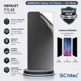 SChitec SAMSUNG Galaxy A12 Nacho Uyumlu Ön Yüzey Hayalet Privacy Hidrojel Ekran Koruyucu