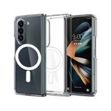 Schitec Samsung Galaxy Z Fold 5 Magsafe Özellikli Şeffaf Kılıf