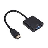 ScHitec Schitec 4k/1080p Full Hd Hdmi To Vga Dönüştürücü Adaptör Kablo Çevirici Siyah