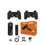 Schitec ScHitec 8K Android TV Stick Video Oyun Konsolu Aile Retro 35000 Oyunlu (SIYAH)