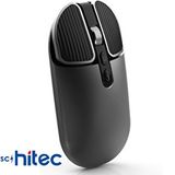 ScHitec Schitec M203 Çift Modlu Taşınabilir Optik Kablosuz 2.4ghz Ve Bluetooth Bağlantılı Süper Sessiz Mouse Siyah
