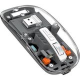 ScHitec Schitec M377 Ultra Sessiz 3 Bağlantı Modlu 2xbluetooth Kablosuz Bağlantı + 2.4gh Gaming Type-c Şarjlı Mouse Siyah