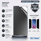 SChitec SONY Xperia Z3 Uyumlu Ön Yüzey Hayalet Privacy Hidrojel Ekran Koruyucu