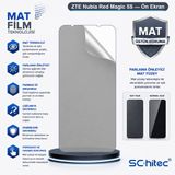 SChitec ZTE Nubia Red Magic 5S Uyumlu Ön Yüzey Mat Hidrojel Ekran Koruyucu