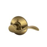 SCHLAGE F170ACC609RH ACC 609 F170 Rh Vurgulu Dekoratif Kukla Kapı Kolu, 2,72 Projeksiyon X 4-1/8 In L, Antik Pirinç