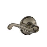 SCHLAGE F40FLA620 Flair Gizlilik Kolu, Antik Kalay Alaşımı
