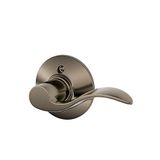 SCHLAGE Lock Company F170ACC620RH Acc 620 SCHLAGE F170 Rh SCHLAGE Dekoratif Kukla Kapı Kolu, 6,9 cm Projeksiyon X 4-1/8 inç L, Uzun, Antik Kalay Alaşımı