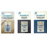 Schmetz 7 Paket Ev Tipi Dikiş Makine İğnesi (Çiftiğne, Standart İğne ve Kot İğnesi)