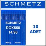 Schmetz DOX558 Gözlü Ilik Iğnesi 14/90 Numara - Gümüş