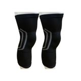 SCHMILTON Basketbol Dizliği Çift, Unisex, Siyah, S Beden
