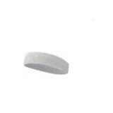 SCHMILTON Sporcu Saç Bandı, Havlu Ter Bandı, Kafa Bandı, Tenis Headband, Beyaz