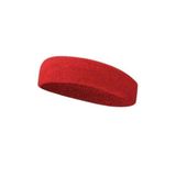 SCHMILTON Sporcu Saç Bandı, Ter Bandı Headband, Kırmızı, Tek Ebat