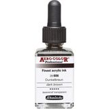 Schmincke 28 ml 606 Dark Brown Aero Color Akrilik Mürekkep