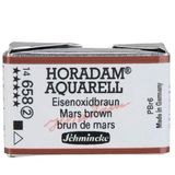 Schmincke 658 Mars Brown Seri 2 Horadam Aquarell 1/1 Tablet Sulu Boya
