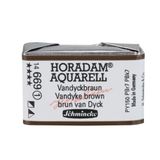 Schmincke 669 Vandyke Brown Seri 1 Horadam Aquarell 1/1 Tablet Sulu Boya