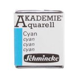 Schmincke Akademie Yarım Tablet Cyan Sulu Boya