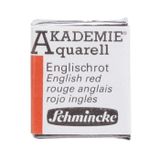 Schmincke Akademie Yarım Tablet Sulu Boya English Red
