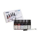 Schmincke Aqua Drop Sıvı Sulu Boya Seti 5 Renk x 30 ml (+ Liner)