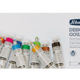 Schmincke Boyama kutusu ahşap kutu tasarımcı guaj 12 x 20 ml 72 014 097