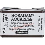 Schmincke Horadam 662 Sepia Brown Reddish Tam Tablet Sulu Boya