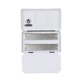Schmincke - HORADAM AQUARELL 12 x 1/2 tüpler için boş kutu, 74 913 097, karıştırma paletli siyah metal kutu, 12 yarım tüp ile bireysel doldurma için HORADAM AQUARELL